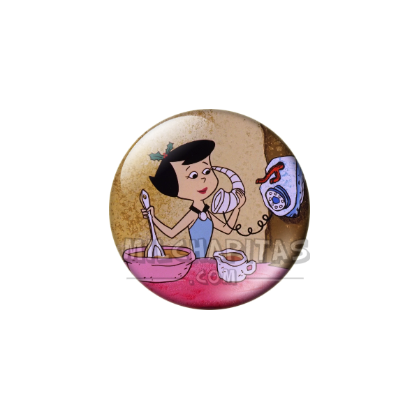 Chapa de Los Picapiedra: Betty Mármol (Al Teléfono)