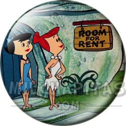 Chapa de Los Picapiedra: Vilma y Betty (Se Alquila Habitación)