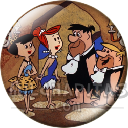 Chapa de Los Picapiedra: Pedro, Pablo, Vilma y Betty (Elegantes)