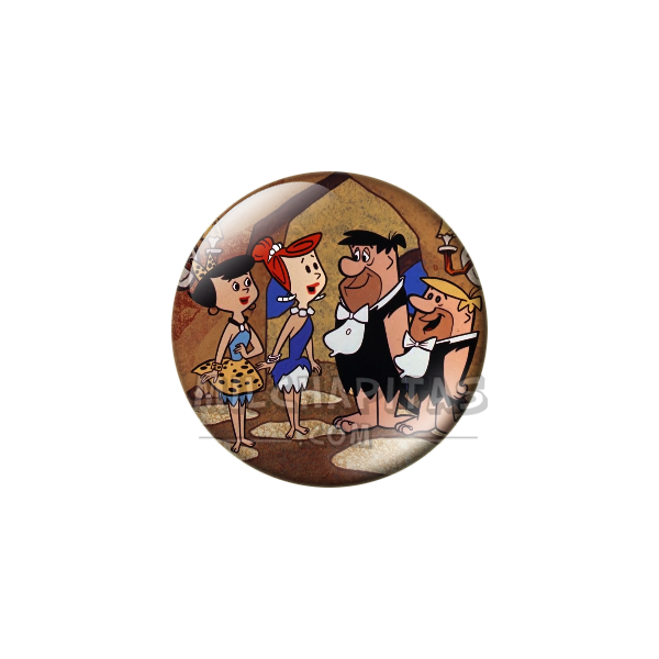 Chapa de Los Picapiedra: Pedro, Pablo, Vilma y Betty (Elegantes)