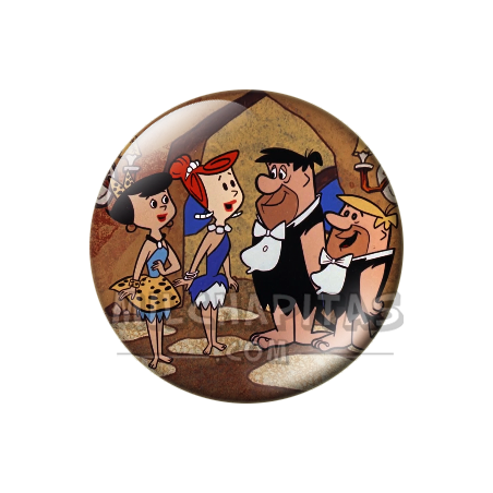 Chapa de Los Picapiedra: Pedro, Pablo, Vilma y Betty (Elegantes)