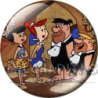 Chapa de Los Picapiedra: Pedro, Pablo, Vilma y Betty (Elegantes)