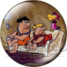 Chapa de Los Picapiedra: Pedro y Pablo (En el Sofá)