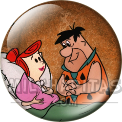 Chapa de Los Picapiedra: Pedro y Vilma (Ensayo)