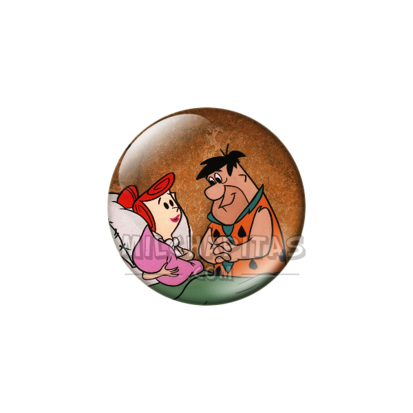 Chapa de Los Picapiedra: Pedro y Vilma (Ensayo)