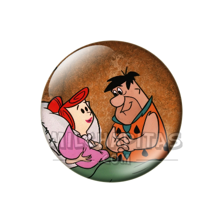 Chapa de Los Picapiedra: Pedro y Vilma (Ensayo)