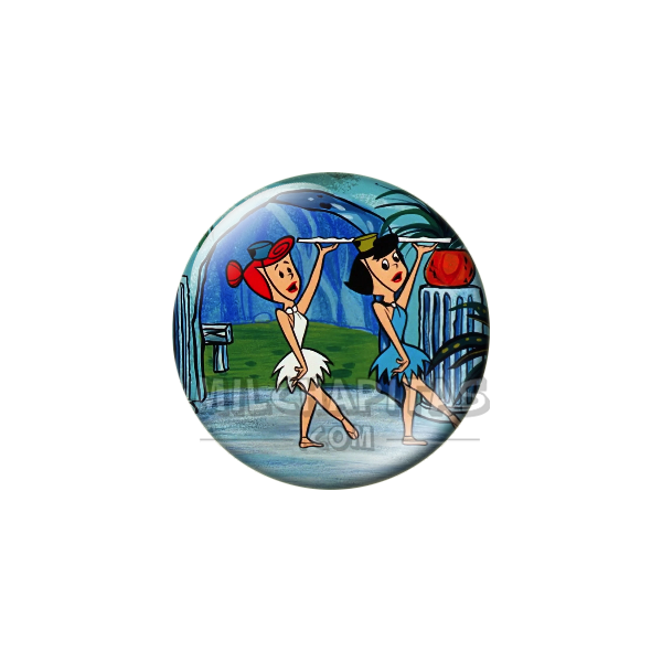 Chapa de Los Picapiedra: Vilma y Betty (De Camareras)