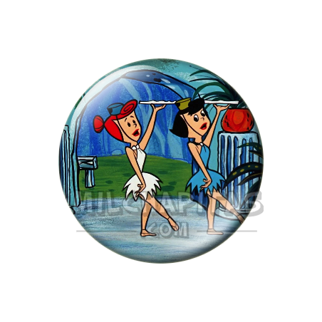 Chapa de Los Picapiedra: Vilma y Betty (De Camareras)