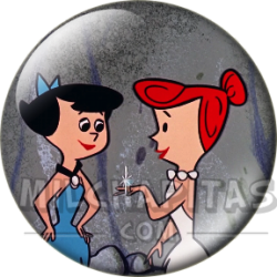 Chapa de Los Picapiedra: Vilma y Betty (El Anillo)