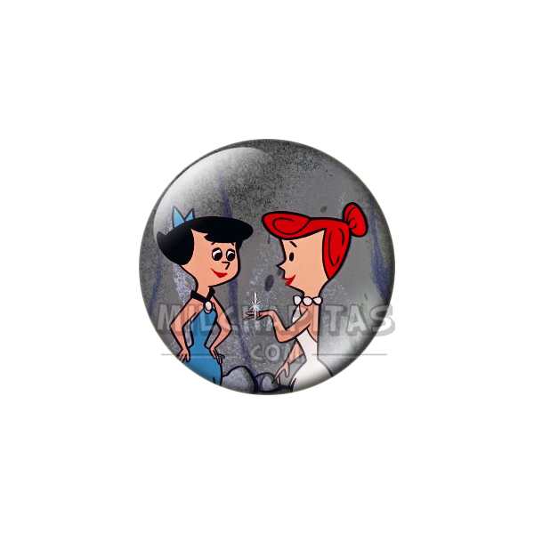 Chapa de Los Picapiedra: Vilma y Betty (El Anillo)