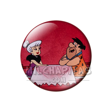 Chapa de Los Picapiedra: Pedro Picapiedra (En el Restaurante)