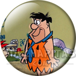 Chapa de Los Picapiedra: Pedro Picapiedra (Sonriendo)