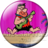 Chapa de Los Picapiedra: Pedro Picapiedra (Con la Guitarra)