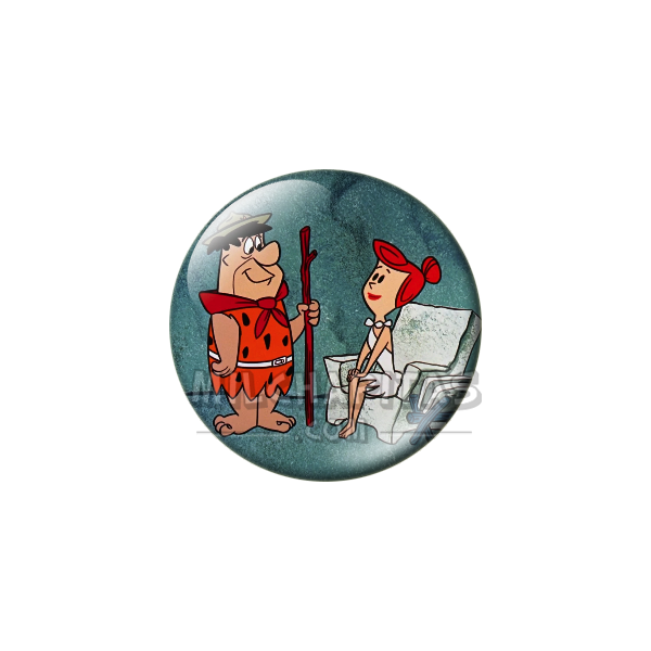 Chapa de Los Picapiedra: Pedro y Vilma (Explorador)