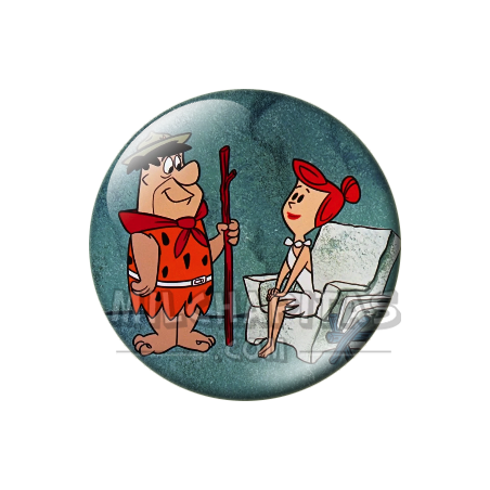 Chapa de Los Picapiedra: Pedro y Vilma (Explorador)