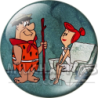 Chapa de Los Picapiedra: Pedro y Vilma (Explorador)