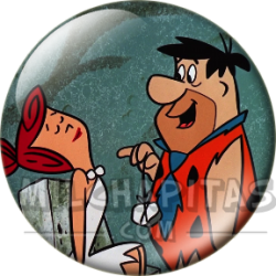 Chapa de Los Picapiedra: Pedro y Vilma (El Hipnotizador)