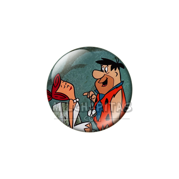 Chapa de Los Picapiedra: Pedro y Vilma (El Hipnotizador)
