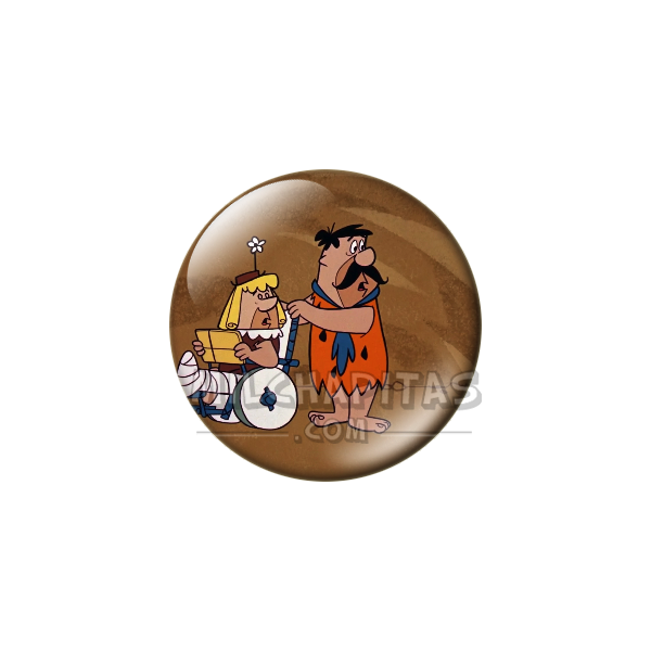 Chapa de Los Picapiedra: Pedro Picapiedra (Con el Herido)