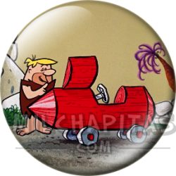Chapa de Los Picapiedra: Pablo Mármol (En el Coche)