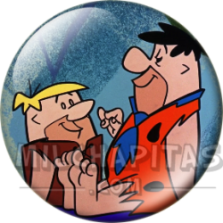 Chapa de Los Picapiedra: Pedro y Pablo (Doble Personalidad)