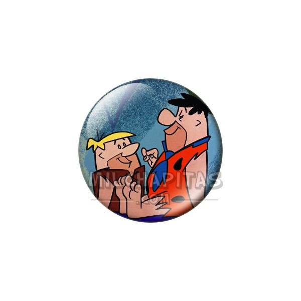 Chapa de Los Picapiedra: Pedro y Pablo (Doble Personalidad)