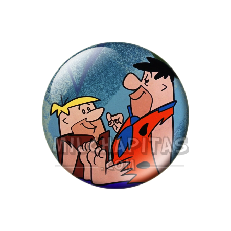 Chapa de Los Picapiedra: Pedro y Pablo (Doble Personalidad)