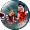 Chapa de Los Picapiedra: Pedro y Pablo (El Billete de Lotería)
