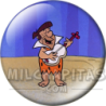 Chapa de Los Picapiedra: Pedro Picapiedra (Rock Roll)