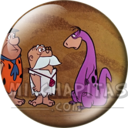 Chapa de Los Picapiedra: Pedro y Dino (En el Médico)