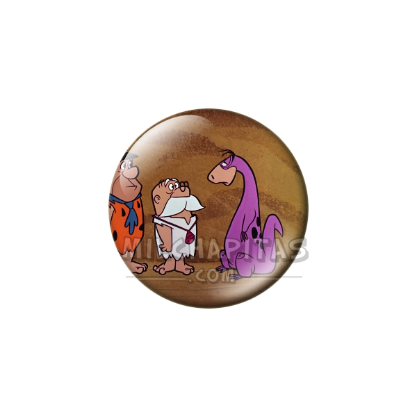 Chapa de Los Picapiedra: Pedro y Dino (En el Médico)