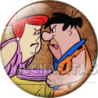 Chapa de Los Picapiedra: Pedro y Vilma (Discutiendo)
