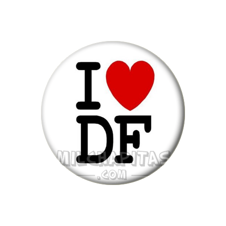 Chapa de I love...: I love DF