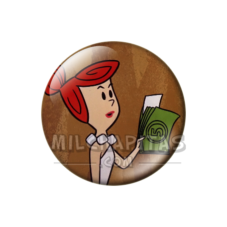 Chapa de Los Picapiedra: Vilma Picapiedra (Con el Dinero)