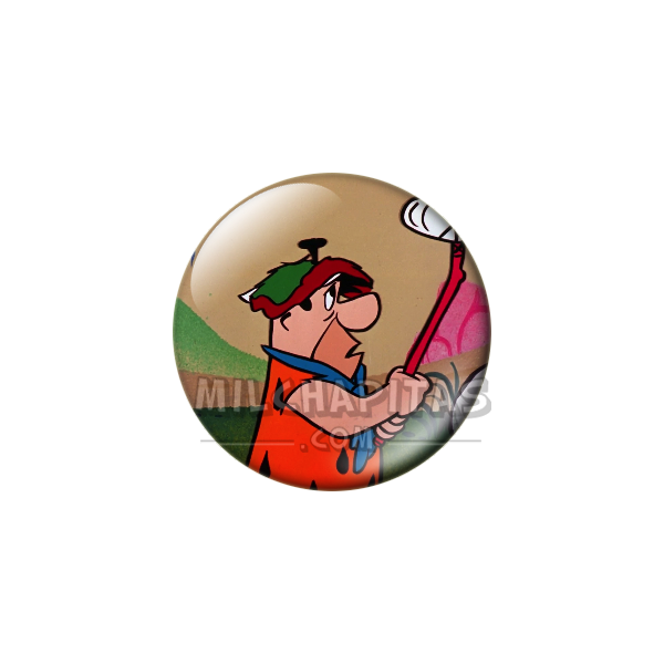 Chapa de Los Picapiedra: Pedro Picapiedra (Jugando al Golf)