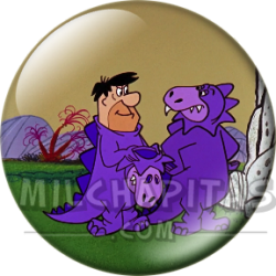 Chapa de Los Picapiedra: Pedro Picapiedra (Con los Dinosaurios)