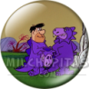 Chapa de Los Picapiedra: Pedro Picapiedra (Con los Dinosaurios)