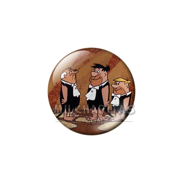 Chapa de Los Picapiedra: Pedro y Pablo (De Esmoquin)