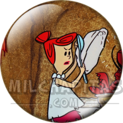 Chapa de Los Picapiedra: Vilma Picapiedra (Con la Langosta)