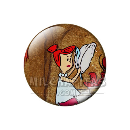 Chapa de Los Picapiedra: Vilma Picapiedra (Con la Langosta)