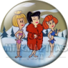 Chapa de Los Picapiedra: Vilma y Betty (En la Nieve)