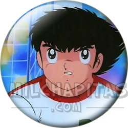 Chapa de Oliver y Benji: Oliver Atom (Serio)