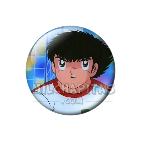 Chapa de Oliver y Benji: Oliver Atom (Serio)