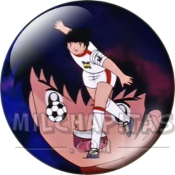 Chapa de Oliver y Benji: Oliver Atom (Disparando)