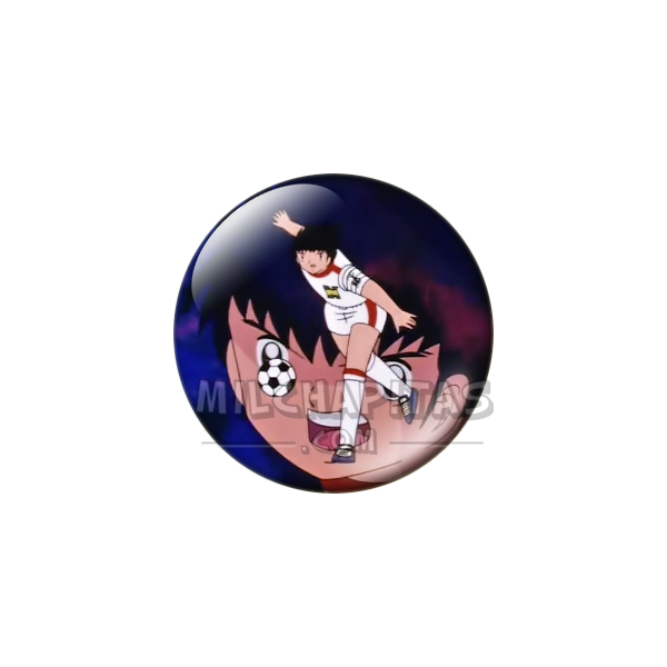 Chapa de Oliver y Benji: Oliver Atom (Disparando)
