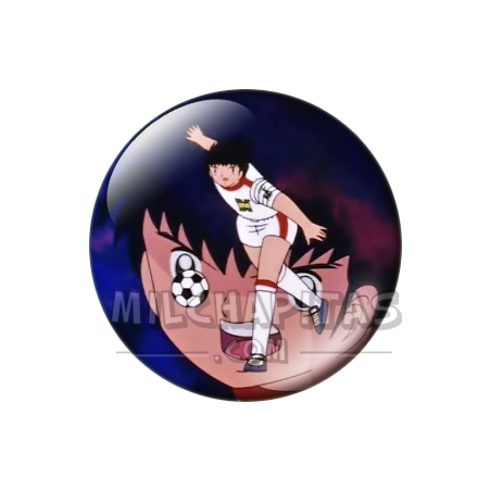 Chapa de Oliver y Benji: Oliver Atom (Disparando)