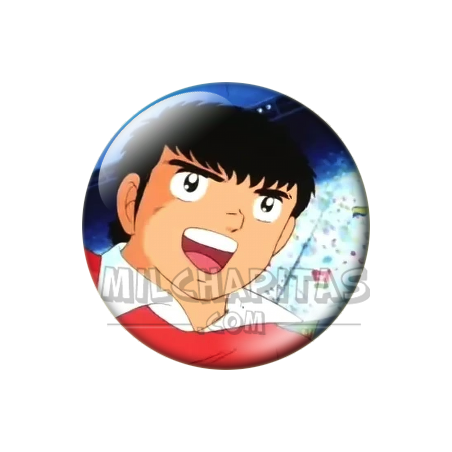 Chapa de Oliver y Benji: Oliver Atom (Sonriendo)