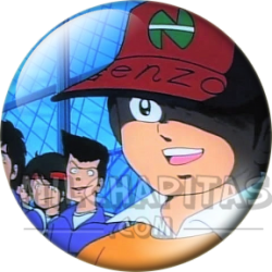 Chapa de Oliver y Benji: Benji Price (Sonriendo)