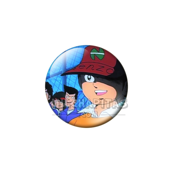 Chapa de Oliver y Benji: Benji Price (Sonriendo)