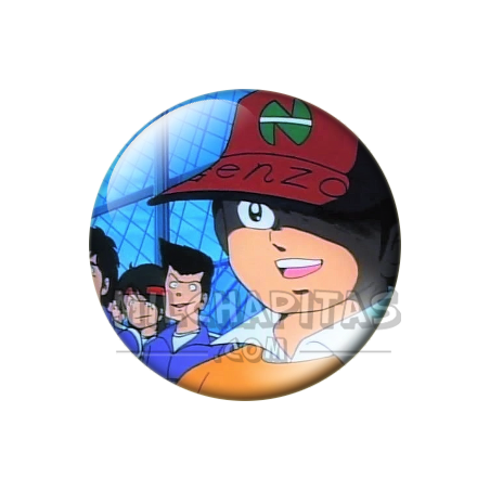 Chapa de Oliver y Benji: Benji Price (Sonriendo)